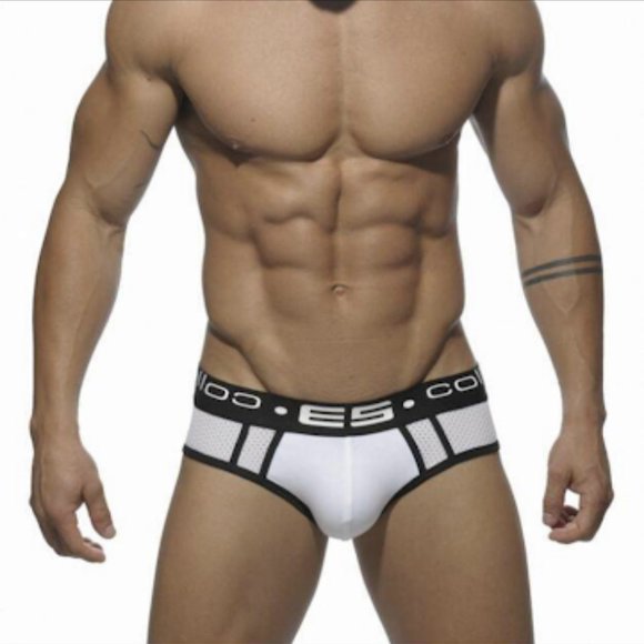 ES Collection Men's Mesh breathable low waist Briefs